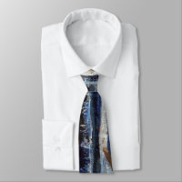 Corbata del modelo de los árboles de abedul