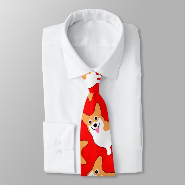 Corbata del navidad del Corgi Galés del Pembroke (Atado)