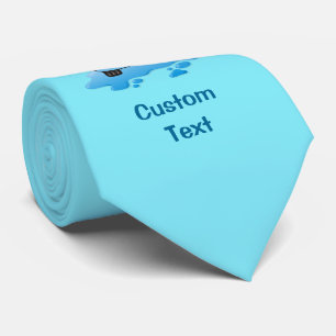 Corbata del personalizado de lavado de cara