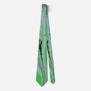 Corbata Delantal abstracto verde negro Fair Game 2