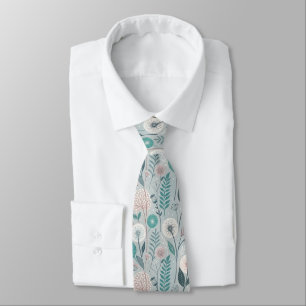 Corbata Delicioso Dandelion & Floral Folk Art Seamless (2)