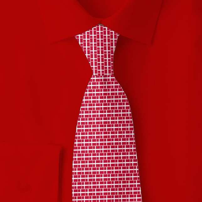 Corbata Denmark Flag Brick Pattern (Subido por el creador)