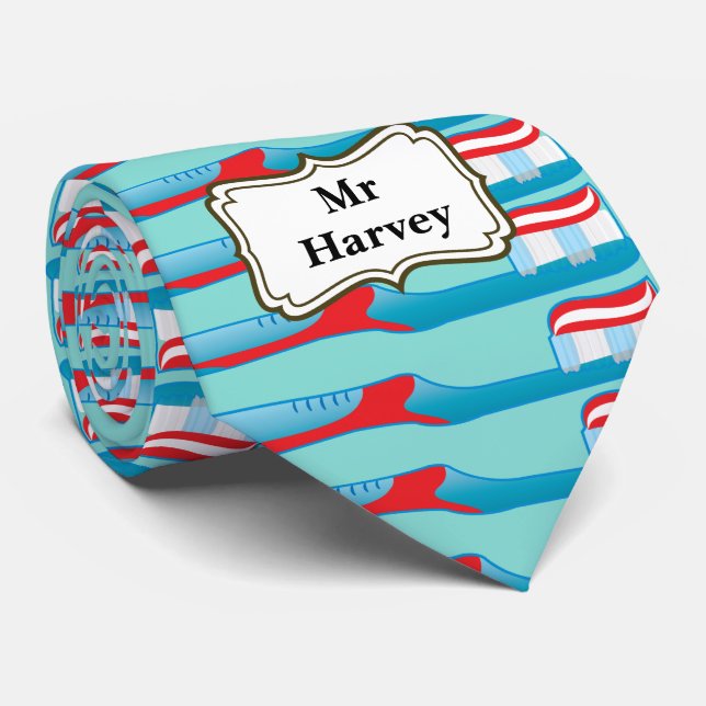 Corbata Dentista Auxiliar Dental Hospital Higiénico (Enrollado)