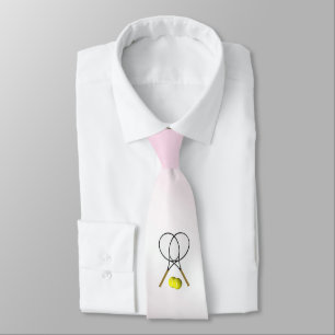 Corbata Deportes Rosa Tenis