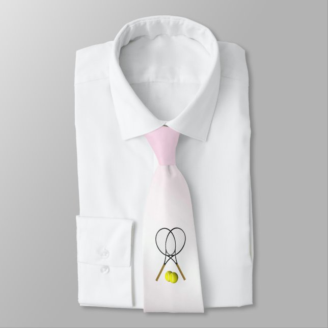 Corbata Deportes Rosa Tenis (Atado)