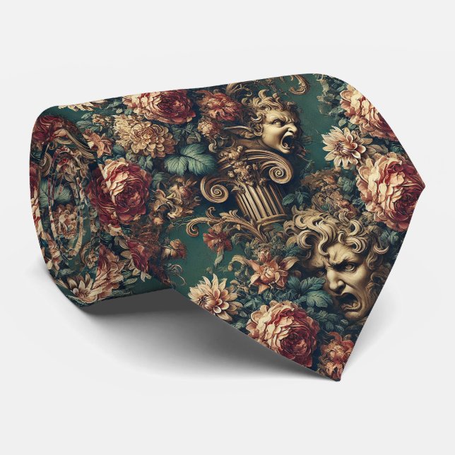 Corbata Deranged Decadence - Gothic Victorian (Enrollado)