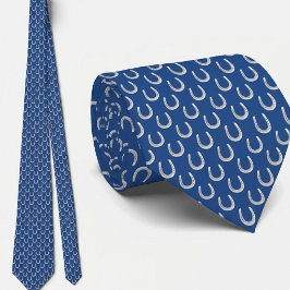 Corbata Derby de estampa herradura en micro caball