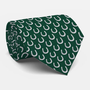 Corbata Derby de estampado de herradura de color v