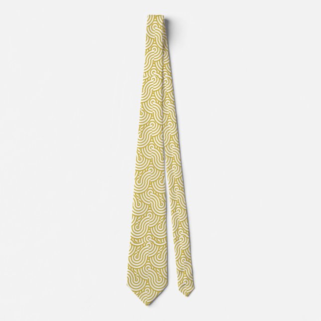 Corbata Deriva Dorada (Anverso)