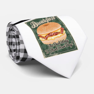 Corbata Desayuno retro Bagel Necktie