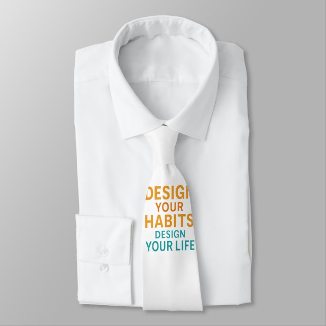 Corbata Desbloquear la energía interna - Mentalidad motiva (Atado)