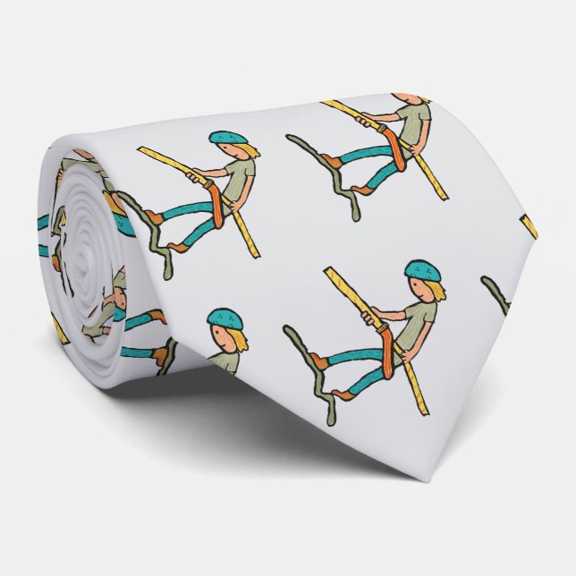 Corbata Descenso en rappel (Enrollado)