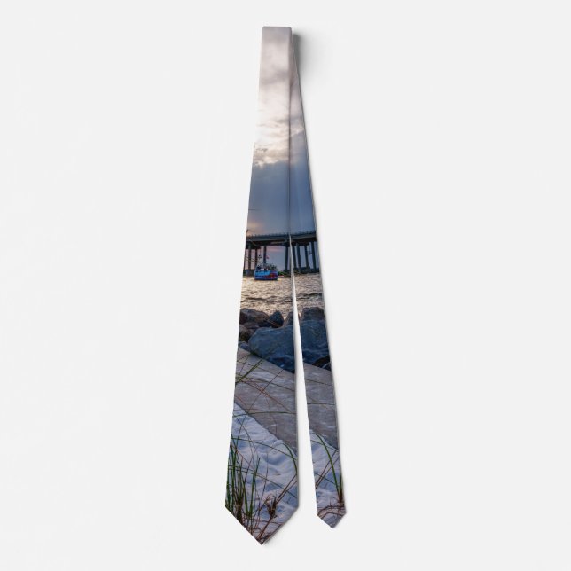 Corbata Destin East Pass Sunset Neck Tie (Anverso)