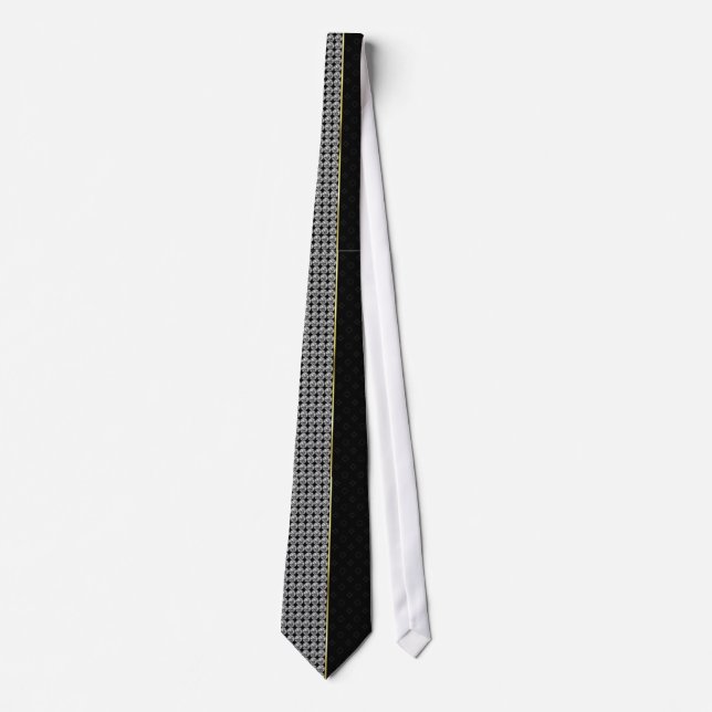 Corbata determinada del encanto diamante de (Anverso)