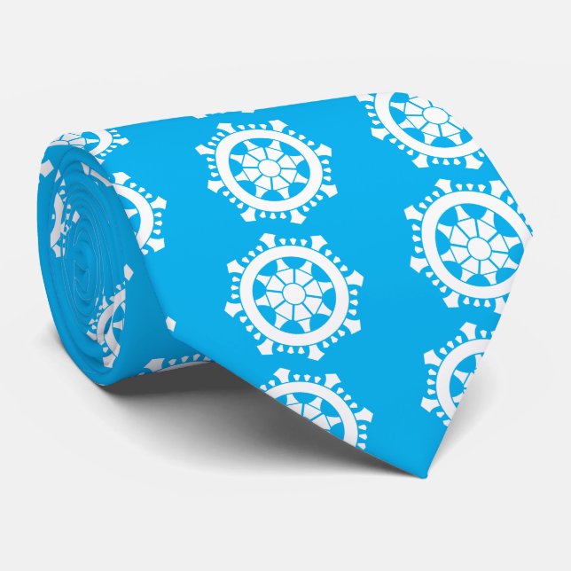 Corbata Dharma chakra (Enrollado)