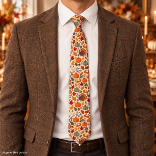 Corbata Día de Acción de Gracias Dar Gracias Cosecha de Ot