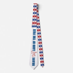 Corbata Día de la Independencia de Estados Unidos 4 de Jul