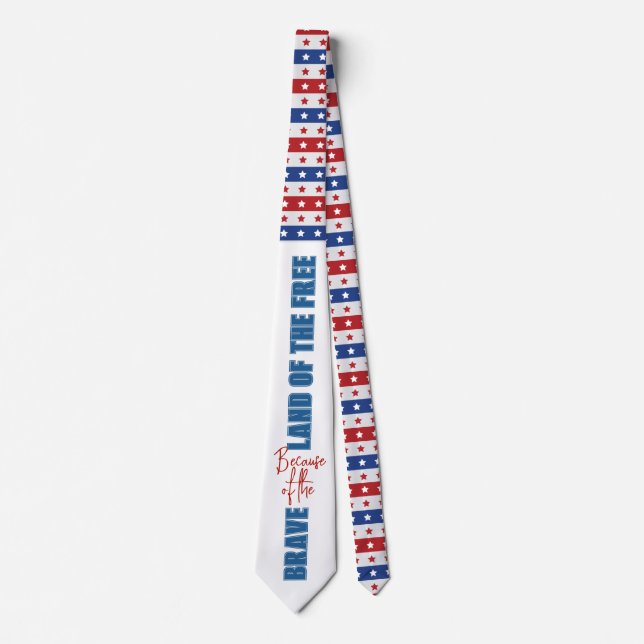 Corbata Día de la Independencia de Estados Unidos 4 de Jul (Anverso)