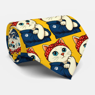Corbata Día de la Madre Cat Mom