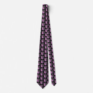 Corbata Día De La Muerte Del Cráneo De Azúcar Negro De Flo
