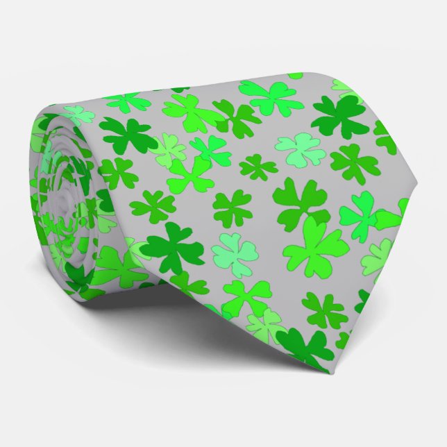 Corbata Día de San Patricio Irlandés (Enrollado)