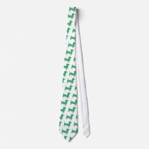 Corbata Día de San Patricio Shamrock Doxie