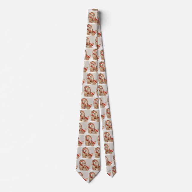 Corbata Día de San Valentín Victoriano Antiguo, Coche con  (Anverso)