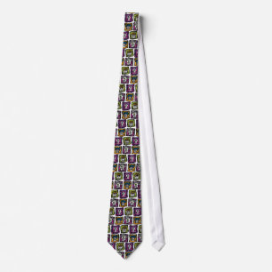 Corbata Día del lazo muerto/del azúcar de los cráneos