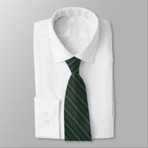 Corbata diagonal a rayas verde bosque