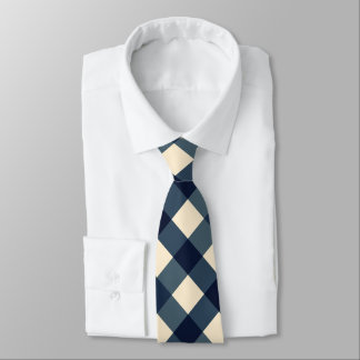 Corbata Diagonal gris oscuro, crema y pizarra