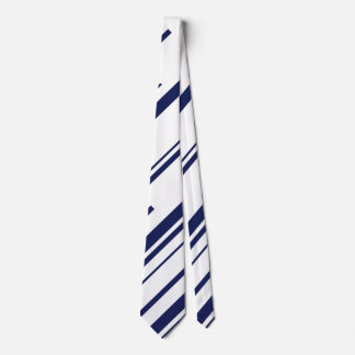 Corbata Diagonales en azul y blanco