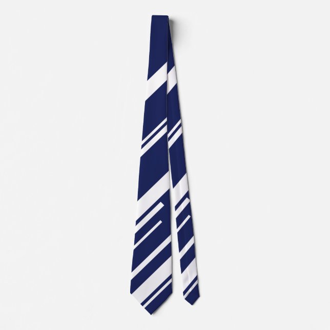Corbata Diagonarios - Azul y blanco (Anverso)