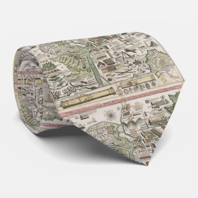 Corbata Diagrama militar de los fortalecimientos de la (Enrollado)