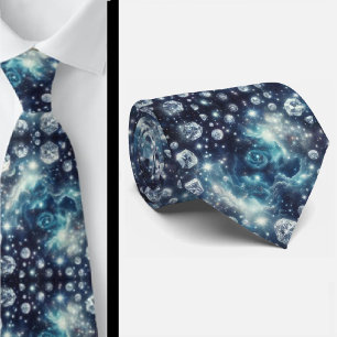 Corbata Diamante de Patrón Celeste