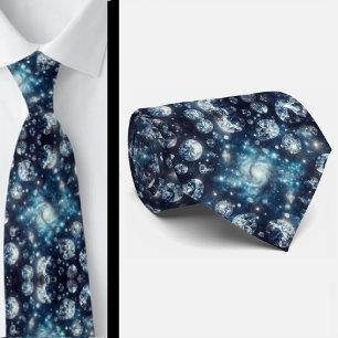 Corbata Diamante de Patrón Celeste