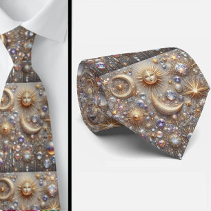 Corbata Diamante de Patrón Celeste