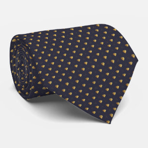 Corbata Diamante Dorado