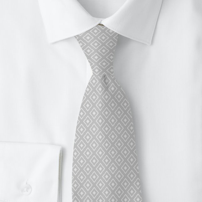 Corbata Diamante Rallado de Plata (Subido por el creador)
