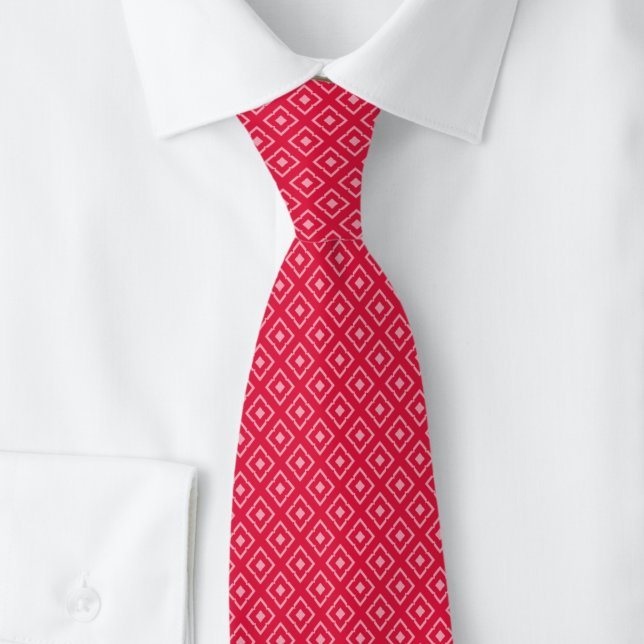 Corbata Diamante Rojizo con Muescas (Subido por el creador)