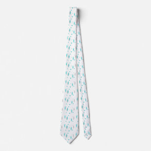 Corbata Diamante Turquesa Retro y Necktie Starburst