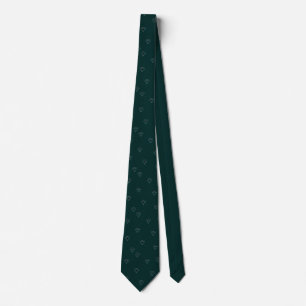 Corbata Diamante verde oscuro