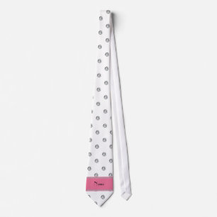 Corbata Diamantes blancos conocidos personalizados