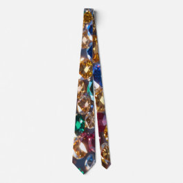 Corbata Diamantes De Muchos Colores