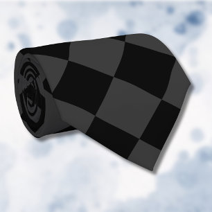 Corbata Diamantes negros y húmedos - Elegantes y sin tiemp