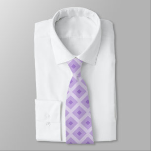 Corbata Diamantes Suave Púrpura