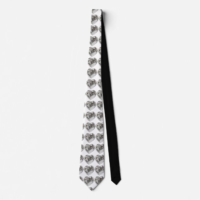 Corbata Diamond Heart (Anverso)