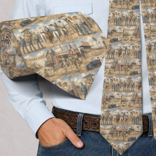 Corbata Días de Rodeo Occidental Escenas del Rodeo