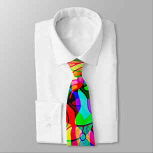 Corbata Dibujando Arte de Fantasía - Cambio Abstracto de N