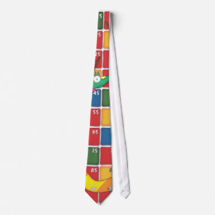 Corbata Dibujo animado del juego de mesa Serpientes y Esca