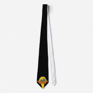 Corbata Dibujo animado impar divertido del pato